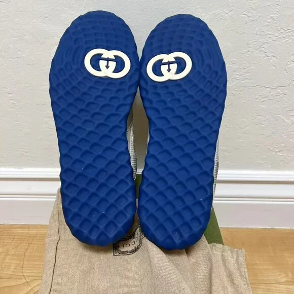 Gucci MAC80 Sneaker 'Off White Blue' 749896-AAB79-9149